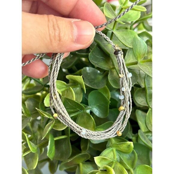 Pura Vida Gray Strand with Beads Bracelet - Picture 3 of 3